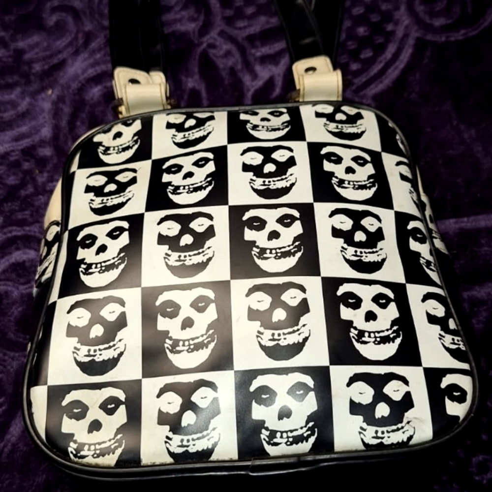 Misfits Skull Pattern Shoulder Bag